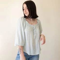 Millibon Standing There Mid Sleeve Top By For Good Featured