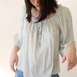 Millibon Standing There Mid Sleeve Top By For Good Featured