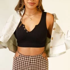 By Together Featured Best News Sleeveless Crop Top