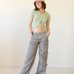 Swirl Denim Cargo Pants By BDG Featured