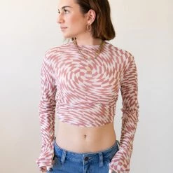Le Lis One Night Long Sleeve Crop Top Featured