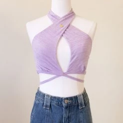 Twin Sister Want You Halter Crop Top