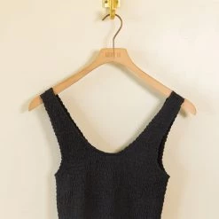 Trendnotes Fired Up Smocked Crop Top