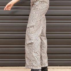 Swirl Denim Cargo Pants By BDG Featured