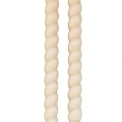 Creative Co-op Twisted Taper Candle Set