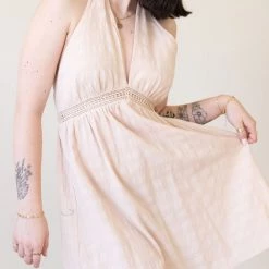 Final Touch Unexpected Halter Dress