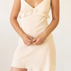 Audrey All You Checkered Cami Dress