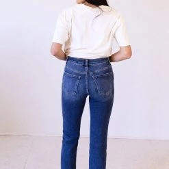 Nectar Denim The Olivine High Rise Crop Jeans By Nectar Premium Denim