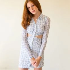 Cotton Candy Featured Choose You Long Sleeve Dress