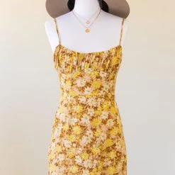 Sky To Moon Carry On Floral Cami Dress Featured