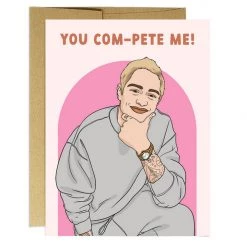 Party Mountian Paper You Com-Pete Me Birthday Card By Party Mountain Paper Co.