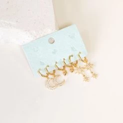 Joia Moon & Stars Earring Set