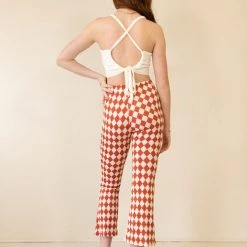 Audrey On Edge Diamond Pants Featured