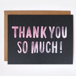 Thank You So Much Card By Daydream Prints Home + Lifestyle