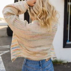 My Dreams Rainbow Knit Cardigan By For Good