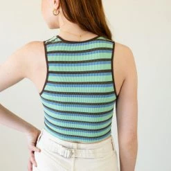 Josie Striped Tank Top By BDG Featured