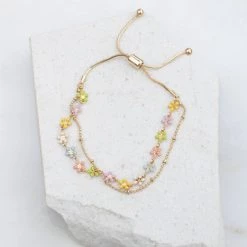 Fame Flower Double Bracelet