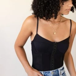 Night Rhythm Corset Bodysuit By Free People Featured