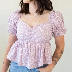 Graceful Floral Top By For Good