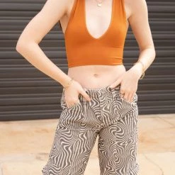 Featured Sleeveless Crop Top By BDG