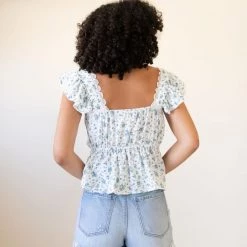 Blu Pepper Celebrate Life Floral Top