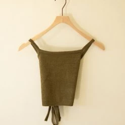 Papermoon Featured Hey Honey Knit Crop Top