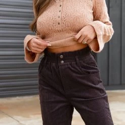 Hem & Thread Just Drive Henley Crop Top Featured