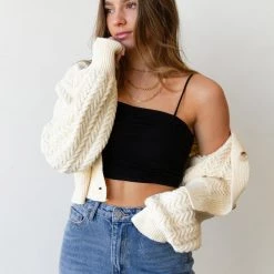 Nectar Clothing You & Me Crop Top Tops