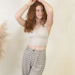 Cotton Candy Hanging Around Plaid Pants Featured