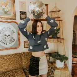 Bailey Rose Glorious Days Color Block Mini Skirt