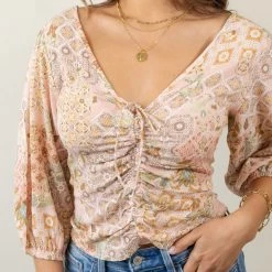 Millibon Featured Going Over Mid Sleeve Crop Top By For Good