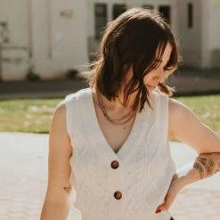 Papermoon Young Love Knit Sweater Vest Featured