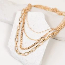 Joia Accessories Layered Chain Necklace