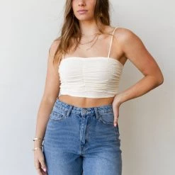 Nectar Clothing You & Me Crop Top Tops