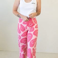 Nectar Clothing Calm Down Smiley Face Jeans New Arrivals