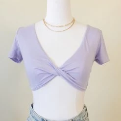 Nectar Clothing Without You Wrap Crop Top Featured