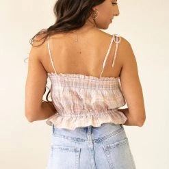 Hem & Thread Not Listening Cami Crop Top By For Good