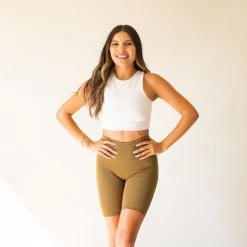 High-Rise Seamless Biker Shorts By Girlfriend Collective Featured