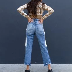 Nectar Denim The Olivine High Rise Straight Jeans By Nectar Premium Denim Featured