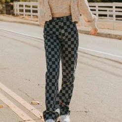 Emory Park Featured Take Care Checkered Jeans
