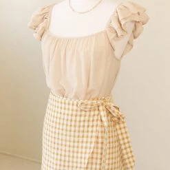 Blu Pepper Be Alright Sleeveless Ruffled Top Featured