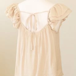 Blu Pepper Be Alright Sleeveless Ruffled Top Featured