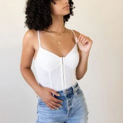 Night Rhythm Corset Bodysuit By Free People Featured