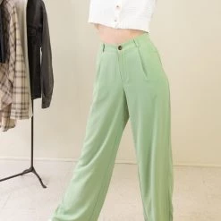 Cotton Candy Stay Here Pleated Pants Featured