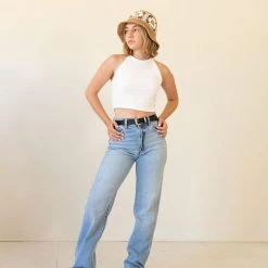 Nectar Denim Super High Rise Dad Jeans By Nectar Premium Denim