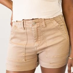 Listicle Featured Stop Me Twill Shorts