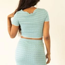 Emory Park Featured Without Me Smocked Mini Skirt