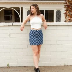 Emory Park Featured Inner Peace Denim Mini Skirt