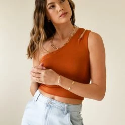 Nectar Clothing Savage Love One Shoulder Top Featured