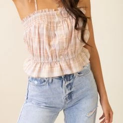 Hem & Thread Not Listening Cami Crop Top By For Good